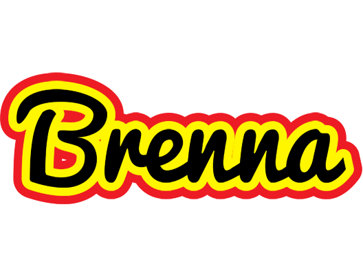 Brenna flaming logo