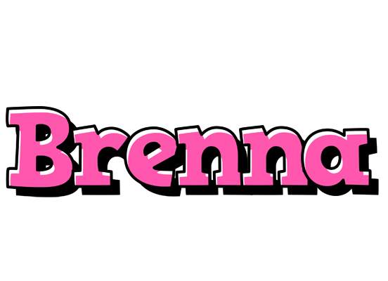 Brenna girlish logo
