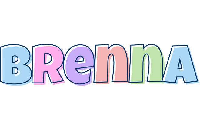 Brenna pastel logo