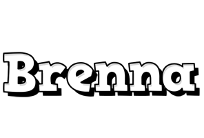 Brenna snowing logo