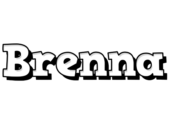 Brenna snowing logo