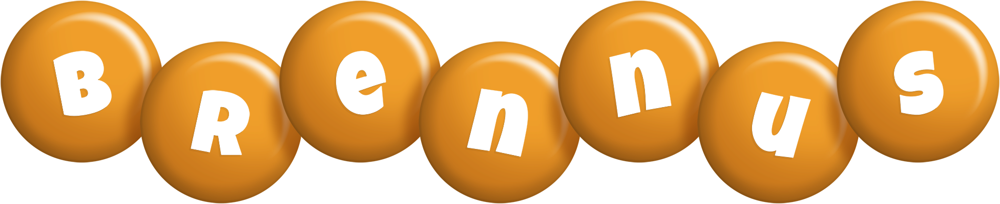 Brennus candy-orange logo