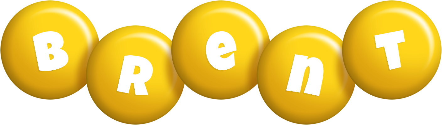 Brent candy-yellow logo
