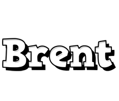 Brent snowing logo