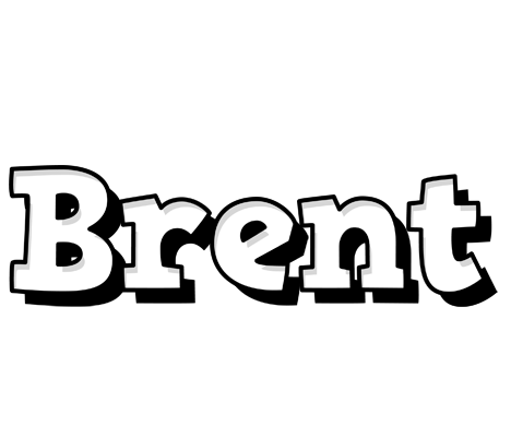 Brent snowing logo