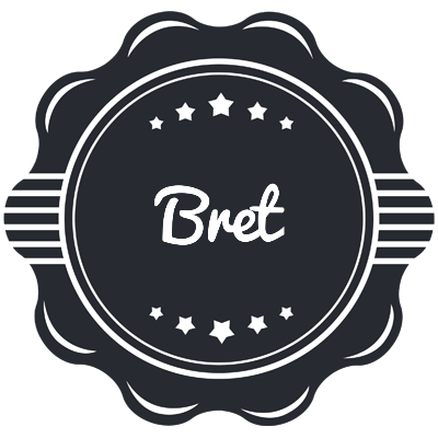 Bret badge logo