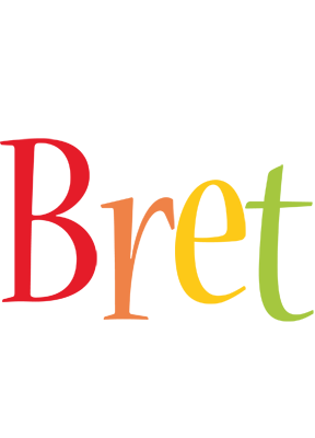 Bret birthday logo