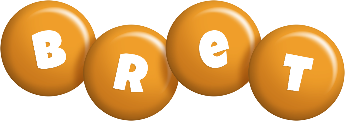 Bret candy-orange logo