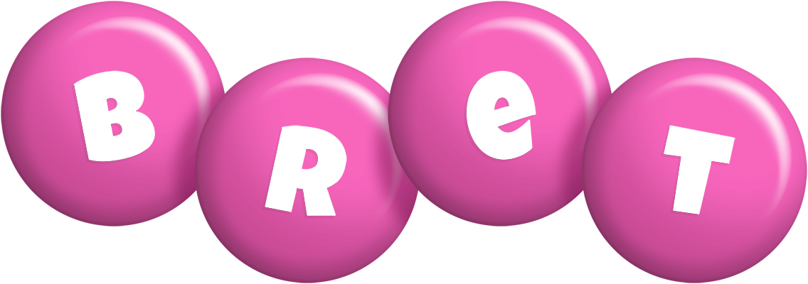 Bret candy-pink logo