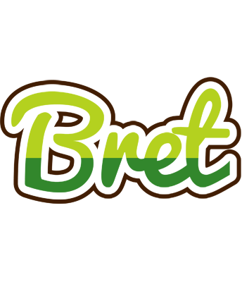 Bret golfing logo