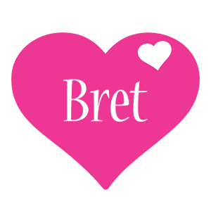 Bret love-heart logo