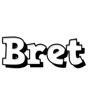 Bret snowing logo