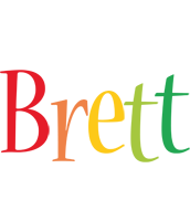 Brett birthday logo