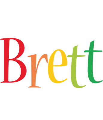 Brett birthday logo