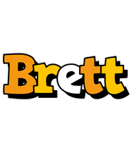 Brett cartoon logo