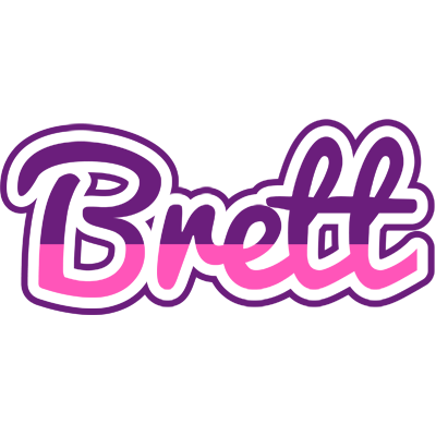 Brett cheerful logo