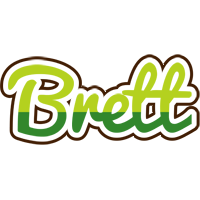 Brett golfing logo