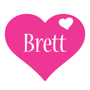 Brett love-heart logo