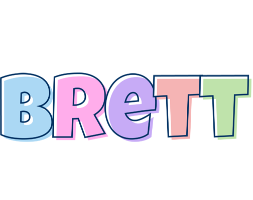 Brett pastel logo