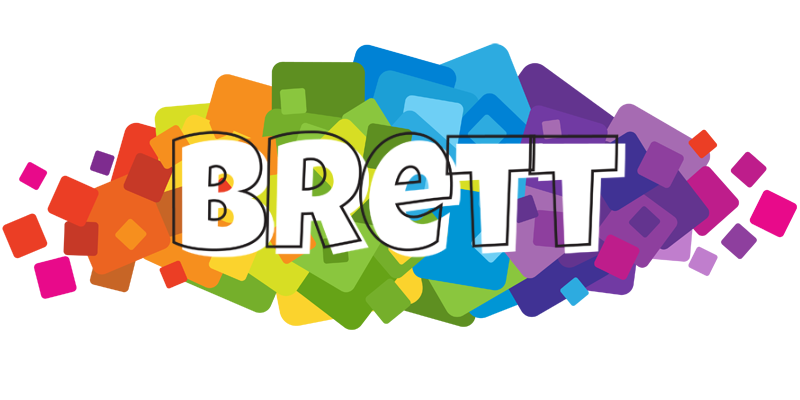 Brett pixels logo