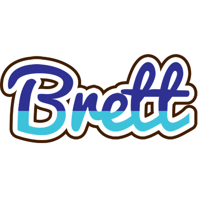 Brett raining logo