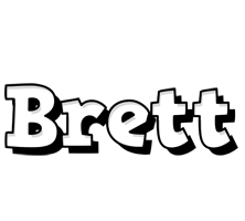 Brett snowing logo