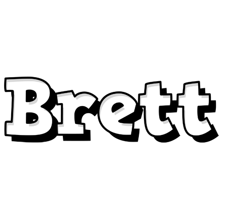 Brett snowing logo