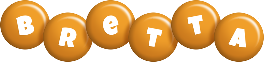 Bretta candy-orange logo