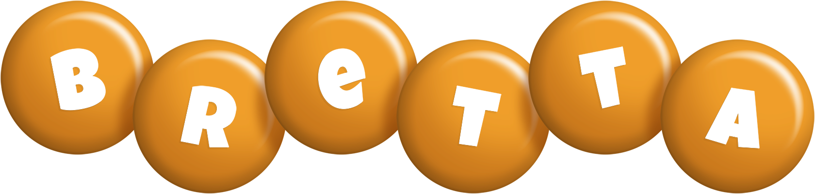Bretta candy-orange logo
