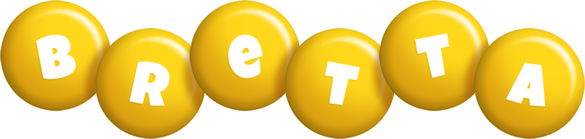 Bretta candy-yellow logo