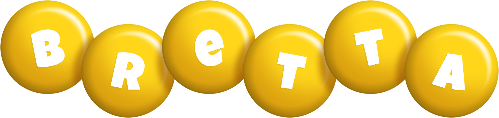 Bretta candy-yellow logo