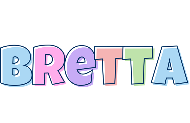 Bretta pastel logo