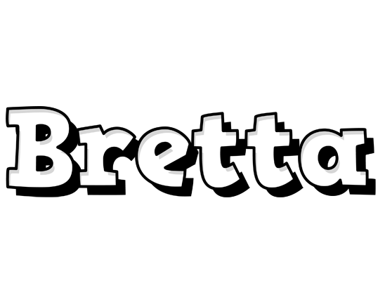 Bretta snowing logo