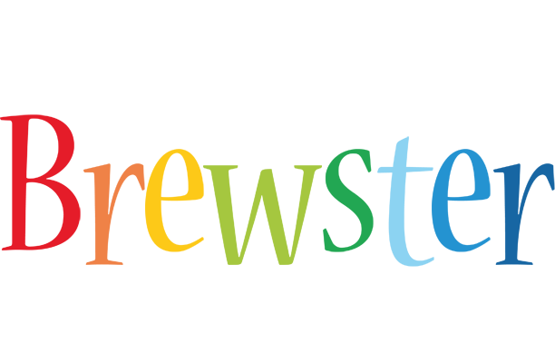 Brewster birthday logo