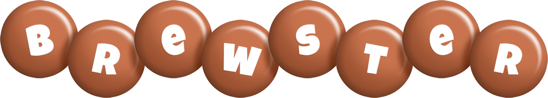 Brewster candy-brown logo