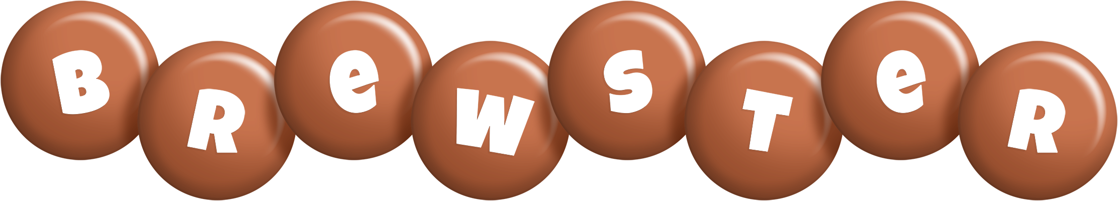 Brewster candy-brown logo