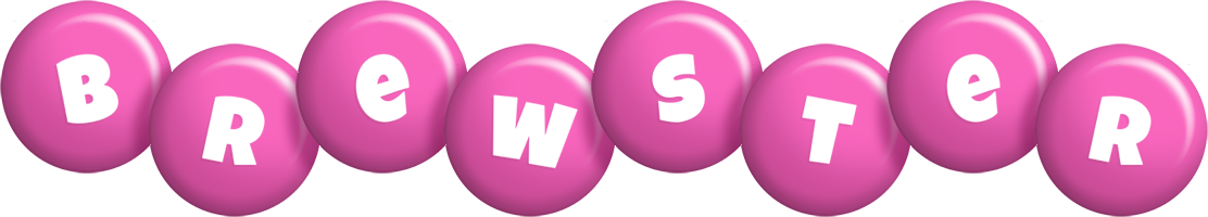 Brewster candy-pink logo