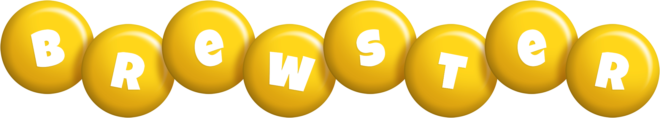 Brewster candy-yellow logo