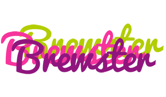 Brewster flowers logo