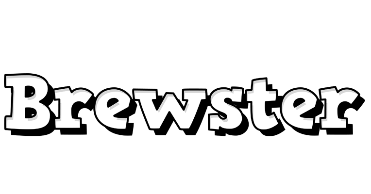 Brewster snowing logo