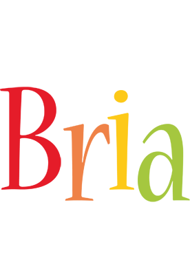 Bria birthday logo