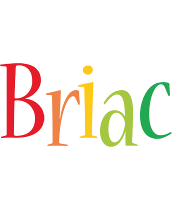 Briac birthday logo