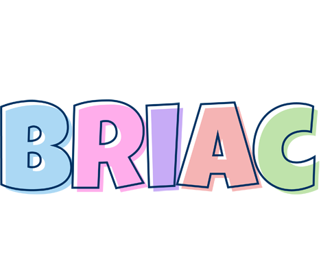 Briac pastel logo