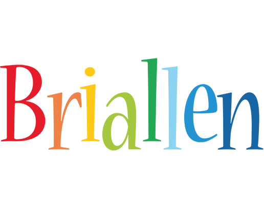 Briallen birthday logo