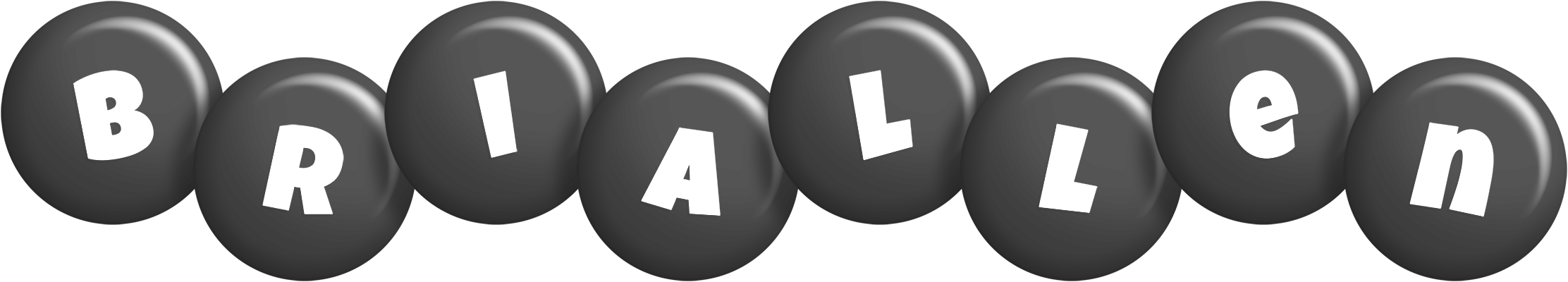 Briallen candy-black logo