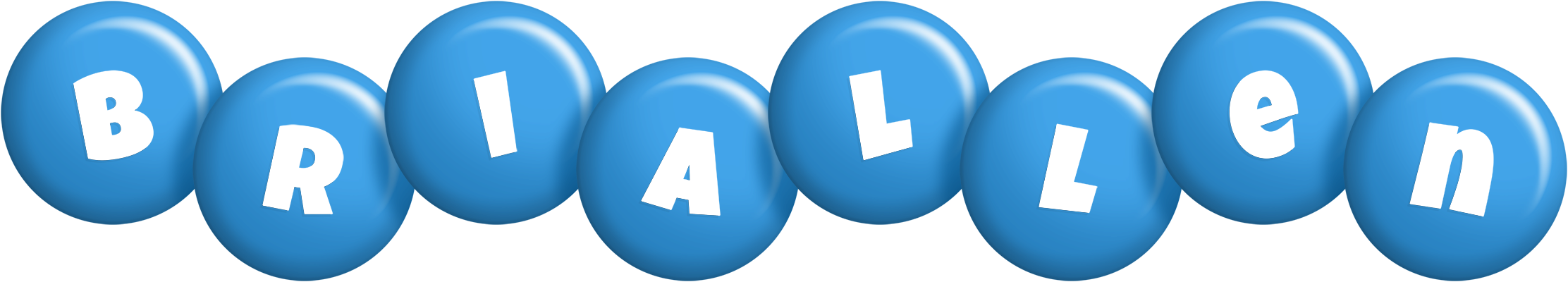Briallen candy-blue logo