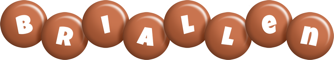 Briallen candy-brown logo