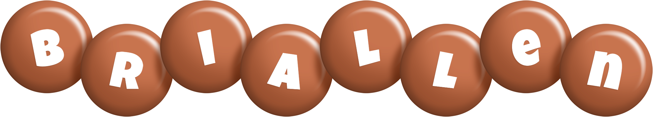 Briallen candy-brown logo