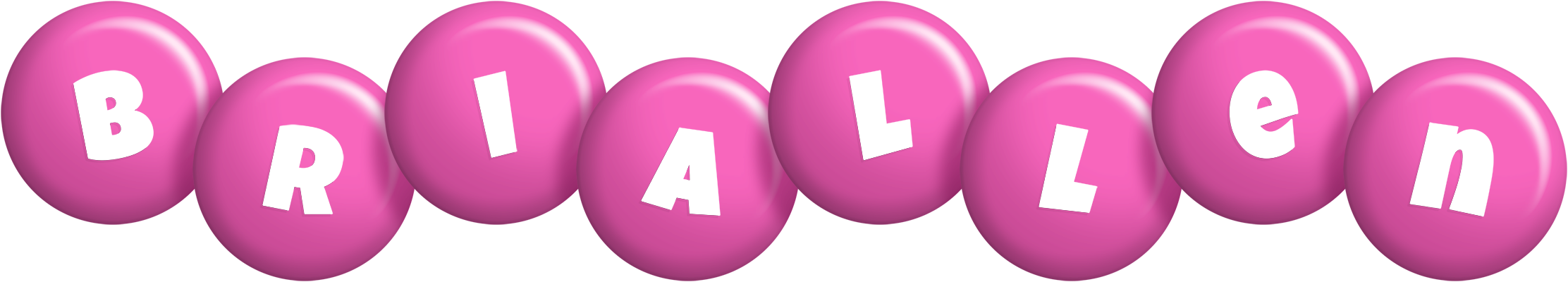 Briallen candy-pink logo