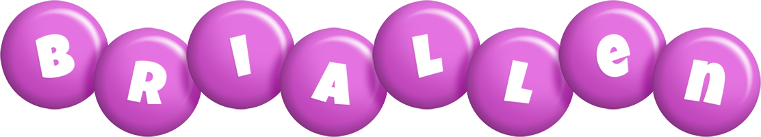 Briallen candy-purple logo